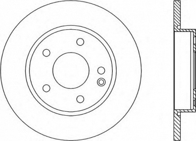 OPEN PARTS bda169910 -  Тормозной диск